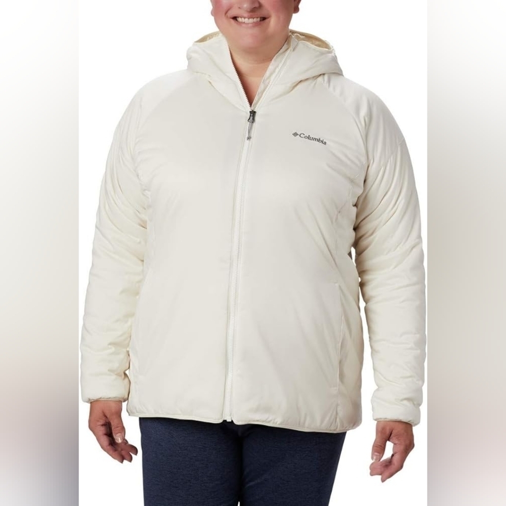 Columbia Women’s Kruser Ridge II Plush Softshell Jacket Chalk Size 2X